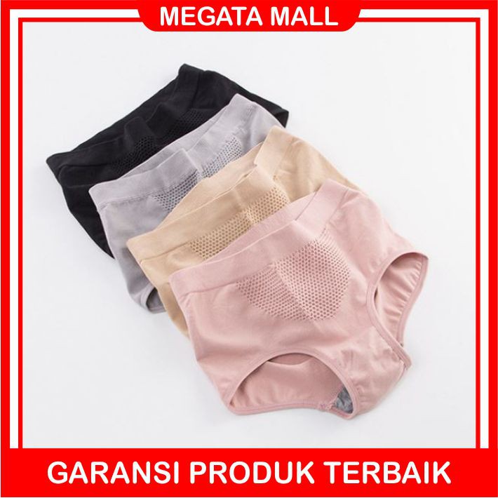 ♫ Megata ♫ A135 ( Bahan Tipis ) Celana Dalam Wanita Menstruasi Seamless Underware CD 3D Bahan Lembut Sutra