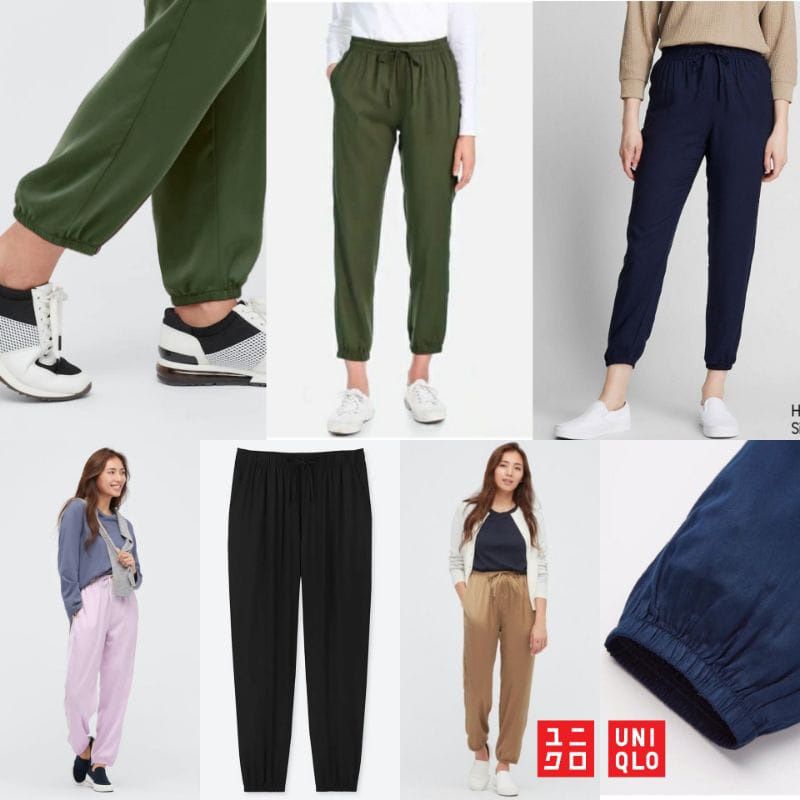 Celana Wanita Jogger UNIQLO // Celana Sehari-hari Original Branded