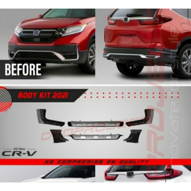 bodykit all new crv turbo facelift 2021
