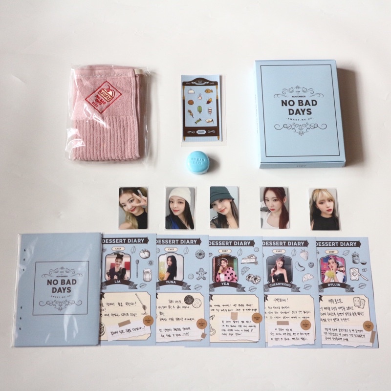 [sharing] itzy no bad days nbd november