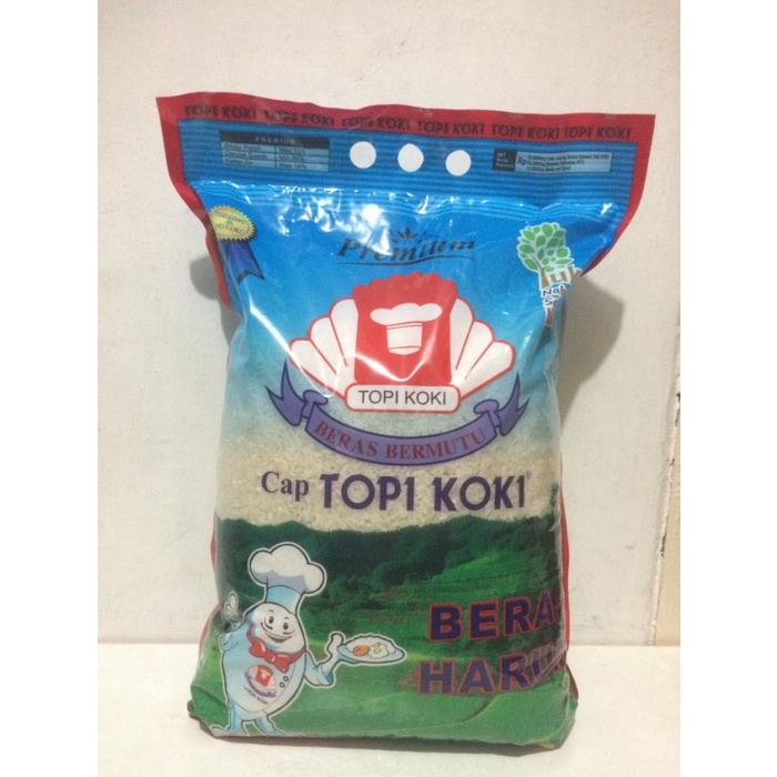 

bg20t01r Beras Putih Pandan Wangi Topi Koki 5Kg Sv012Ss