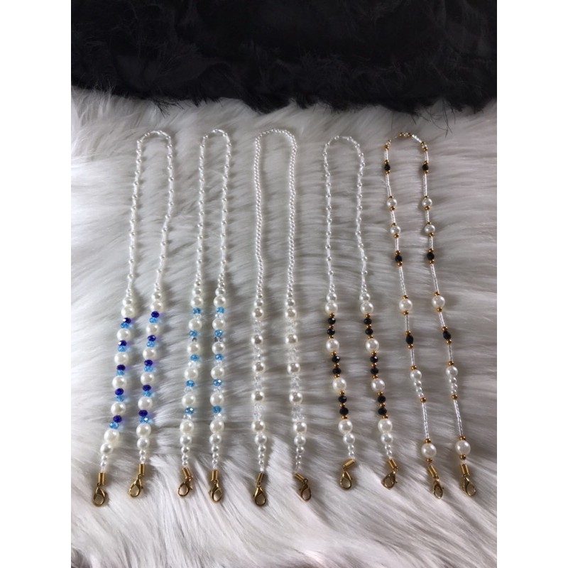 strap mask cewe / tali masker cewe / kalung masker / konektor / pengkait masker