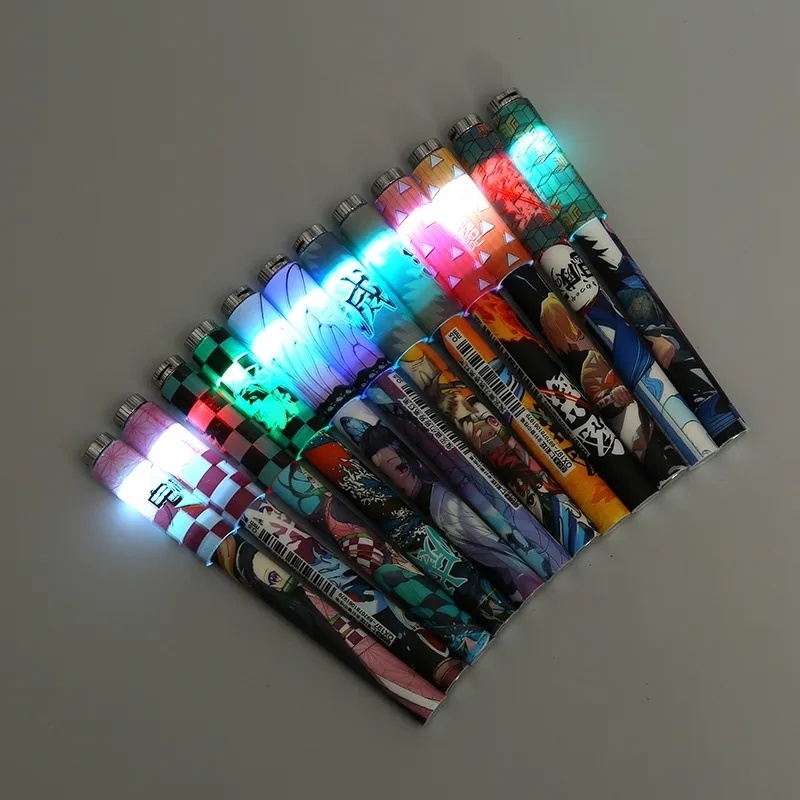 Pulpen Gel Gaming LED 0.5mm Anti Slip Untuk Pelajar