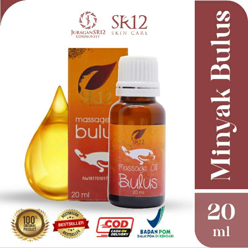 MINYAK BULUS SR12 HERBAL / PEMBESAR PAYUDARA / PENGHILANG KUTIL & TAHI LALAT/ MINYAK MULTI MANFAAT