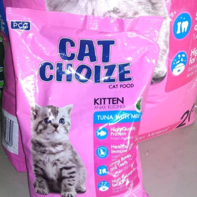 Makanan Kucing Cat Choize Cat Food Kitten tuna 1kg