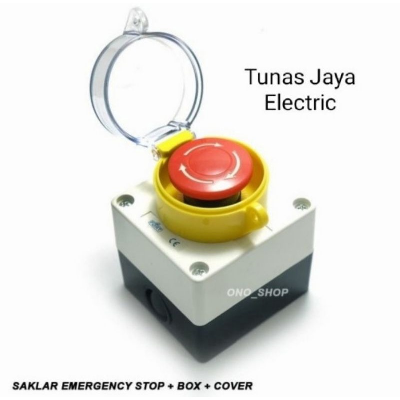 Emergency Push Button + Box + Protection Cover