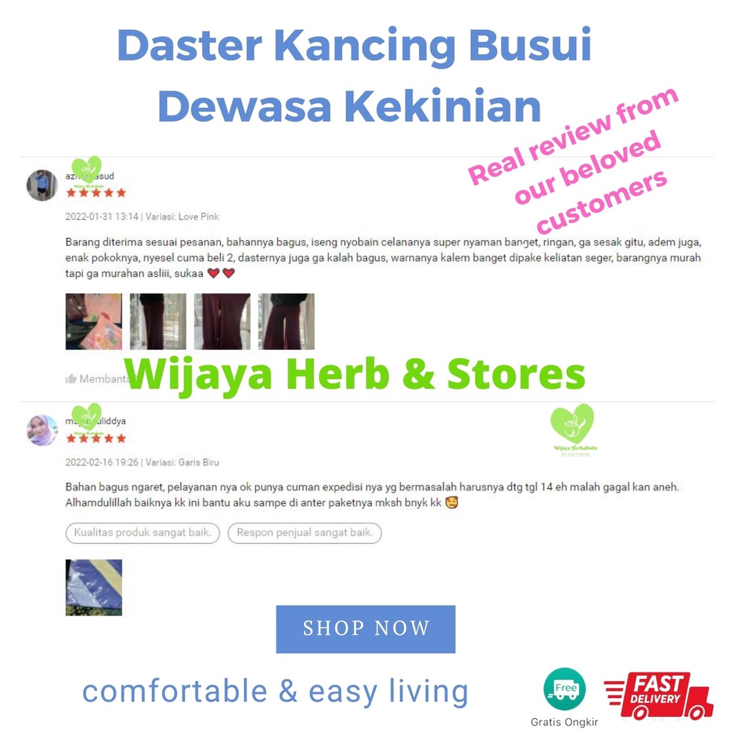 Daster Kekinian Busui Dewasa Motif Cantik  - Baju Tidur Wanita - Adem &amp; Tidak Luntur