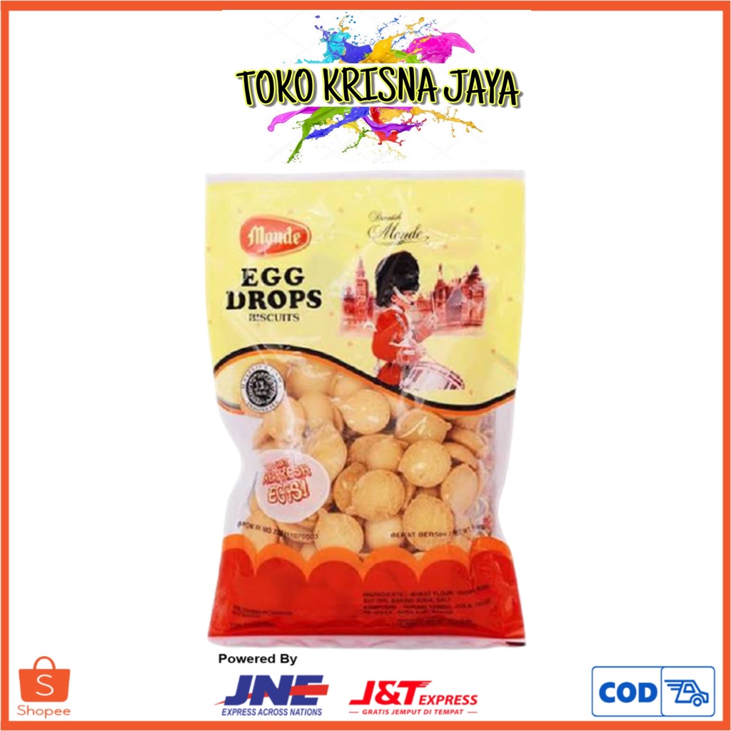 

MONDE EGG DROPS BISCUITS NETTO 110 GR