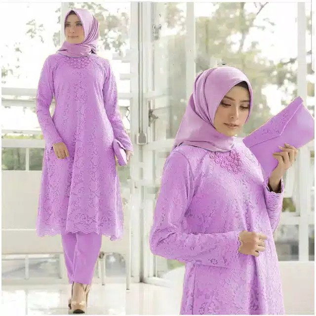 COD ✔ SET MERIANNE BRUKAT 3UKURAN L,XL,XXL / SETELAN MARIANNE JUMBO / SETELAN MUSLIM WANITA / PAKAIAN WANITA