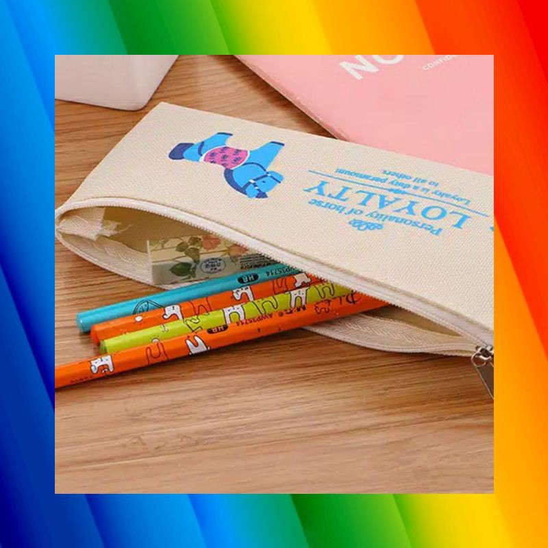 

[1 PCS] KOTAK PENSIL LUCU DAN UNIK MOTIF RANDOM