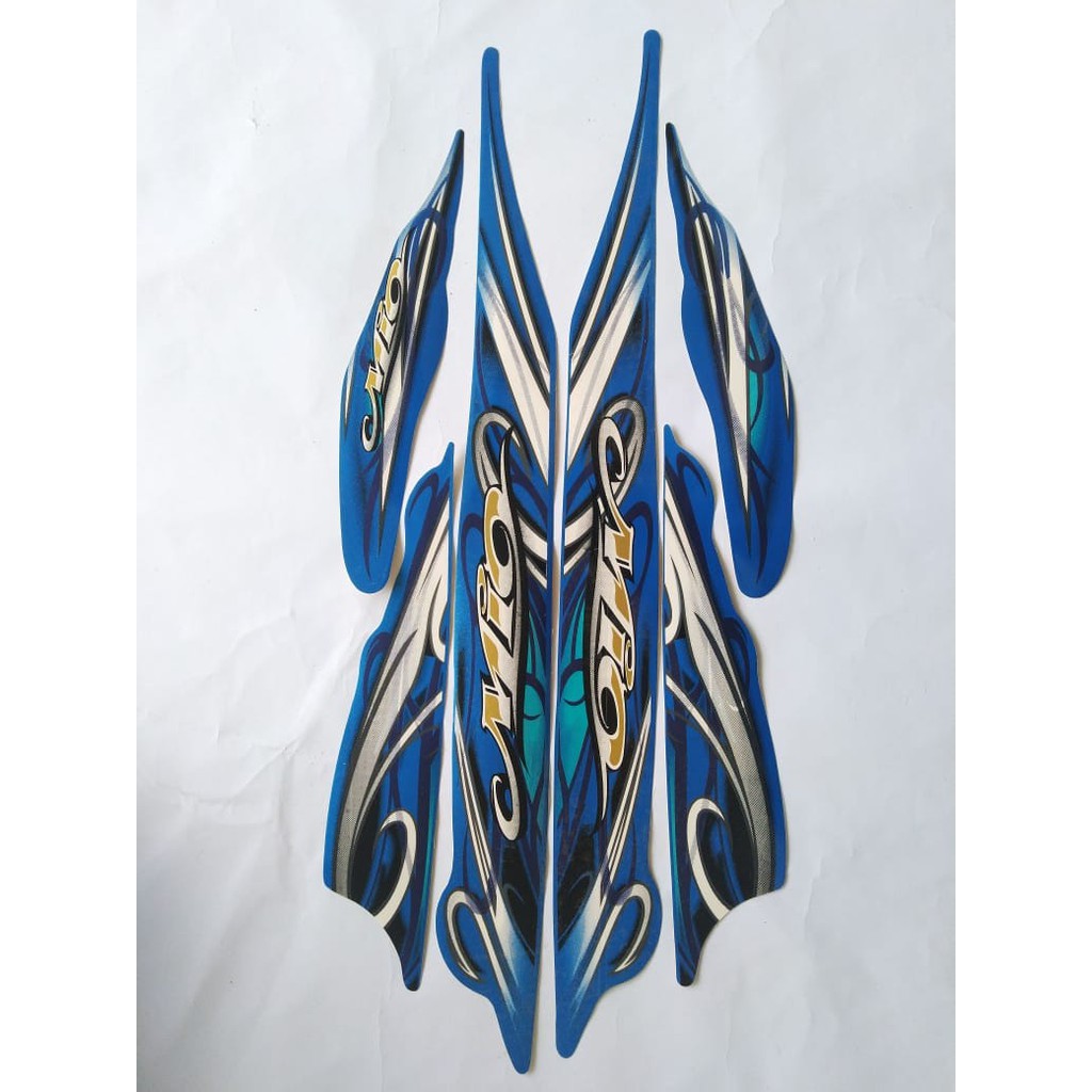 stiker striping yamaha mio smile 2010 biru