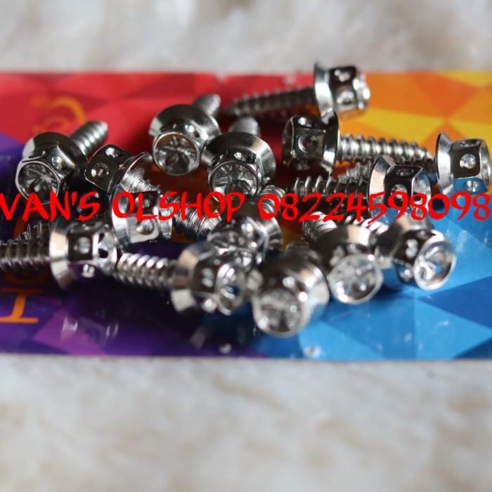 Baut Probolt Chrome Untuk Baut Cover Filter Vario 125-150 & Pcx Cbu