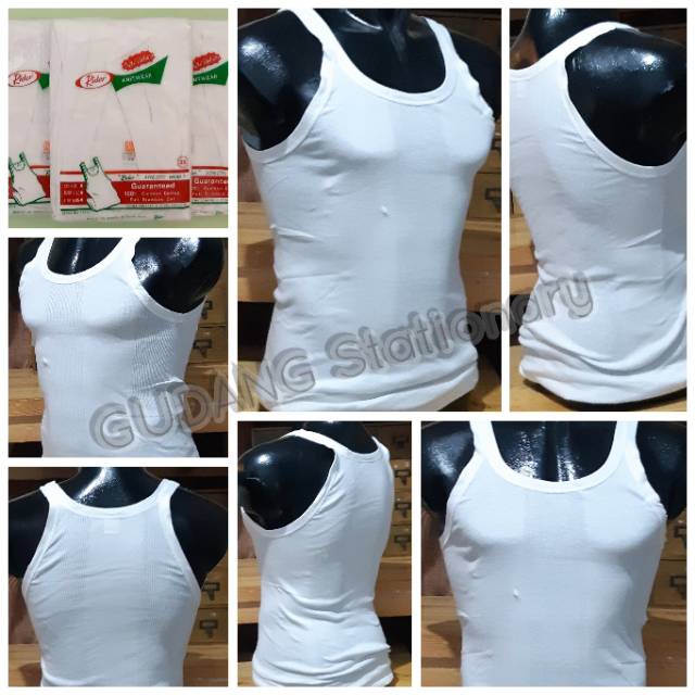 RIDER Singlet Classic Men R123-BS Putih [ Isi 12 Pcs ]