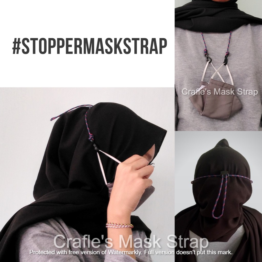 CRAFLE'S MASK STRAP / STRAP MASKER / KALUNG TALI MASKER UNISEX / MASK LANYARD