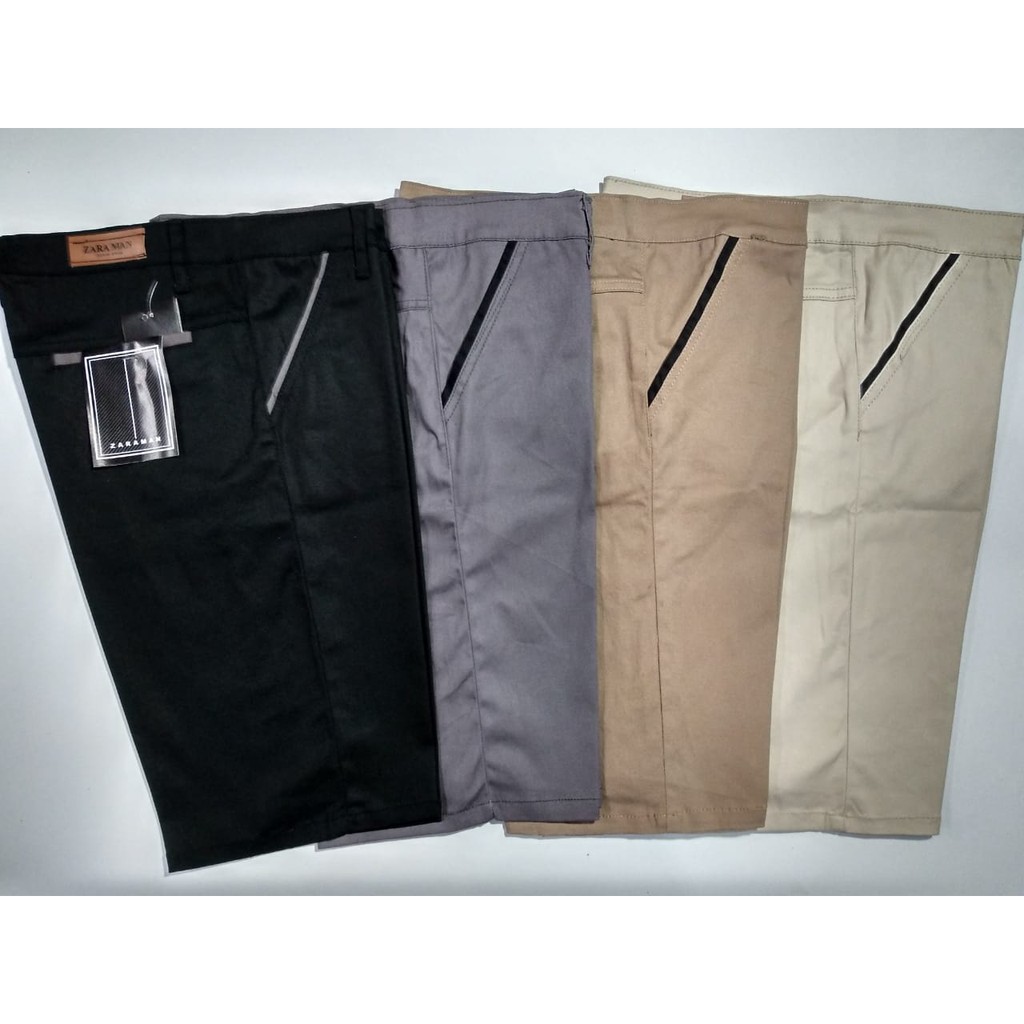 Celana Chino Pendek Pria Slimfit Distro Premium Size 27-38