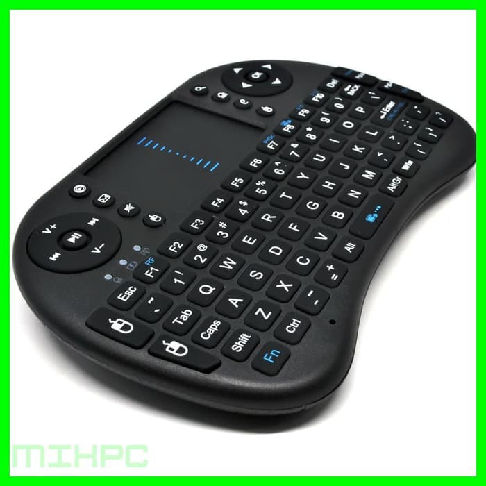 Mini Keyboard Wireless 2.4GHz dengan Touch Pad &amp; Fungsi Mouse i8