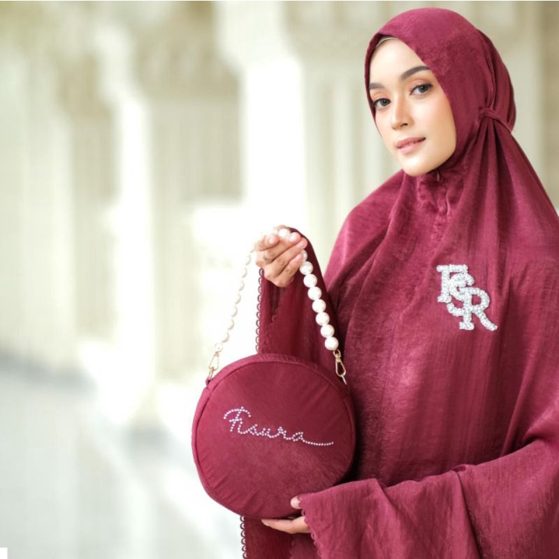 Mukena  Mukenah Silk Prayer Set Aisyah Pearl Series Ori Fisura Scraft