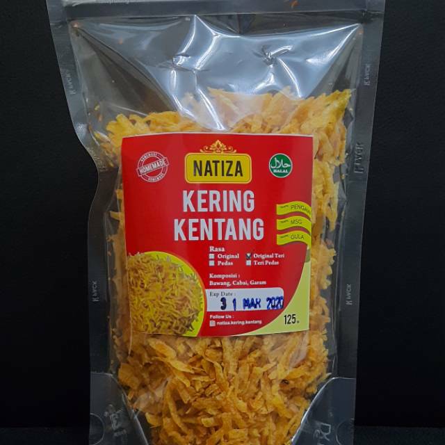 

Kering Kentang Natiza 125 gr