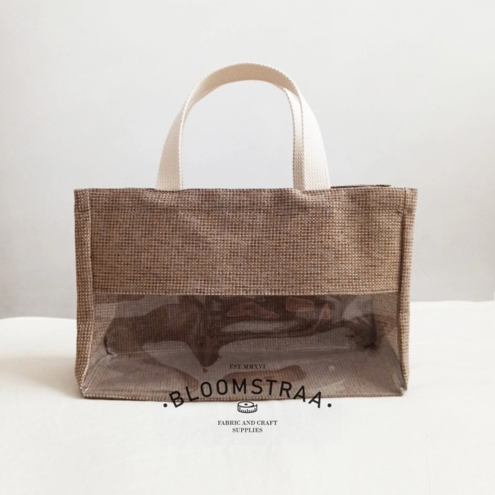 

✨ BISA COD ✨ [ LICORICE ] Hampers Bag Jute Tas Souvenir 30x20x13 cm Tas Goni Mika