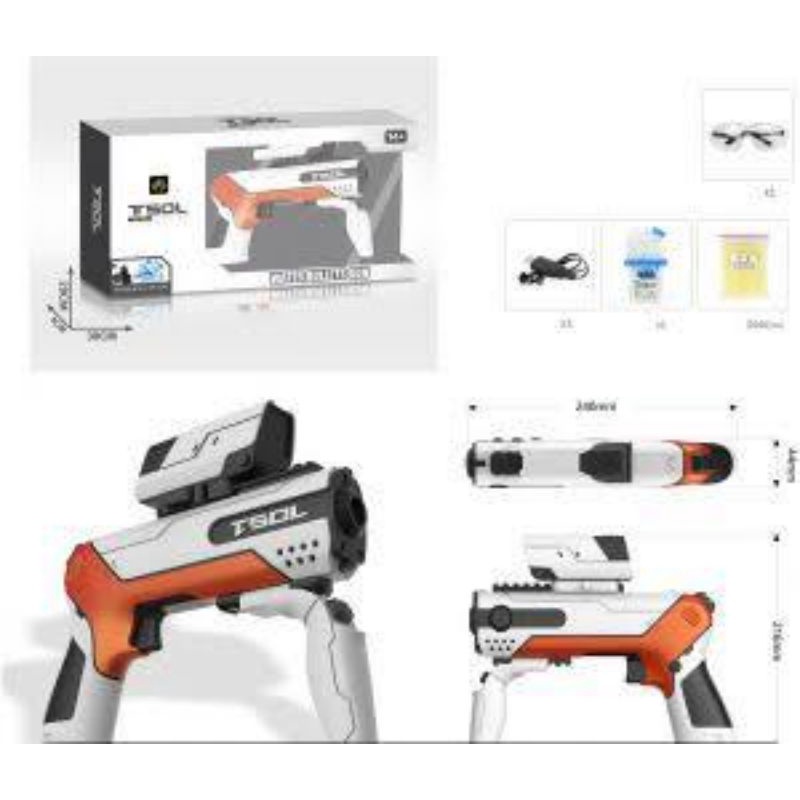 CRUZER TSOL WATER BULLET GUN ORIGINAL MAINAN TEMBAK PELURU AIR