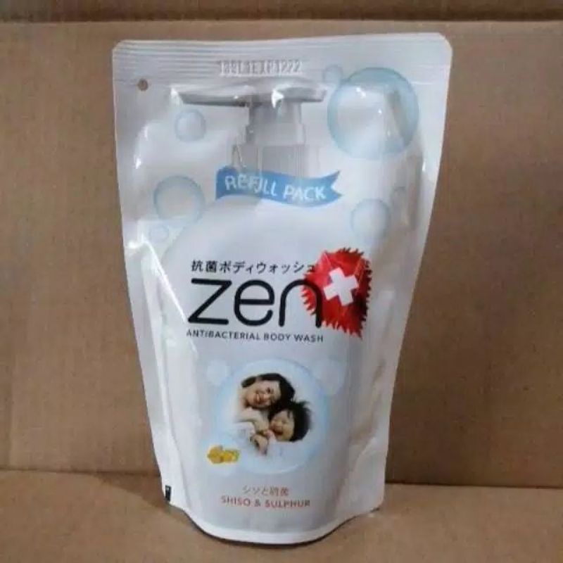 Zen Sabun Mandi cair REFFIL 900 Ml  / 400 ml anti bacterial Body Foam