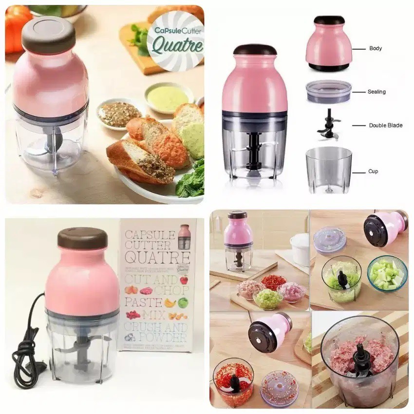 [TERMURAH] BLENDER PORTABLE / BLENDER CAPSULE CUTTER QUATRE ORIGINAL / KAPSUL PENGGILING DAGING / BLENDER JUMBO / BLENDER DAGING