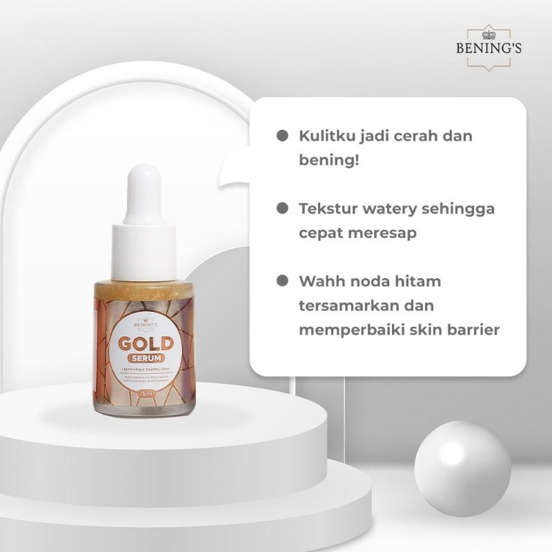 GOLD SERUM BENING'S SKINCARE DR OKY PRATAMA