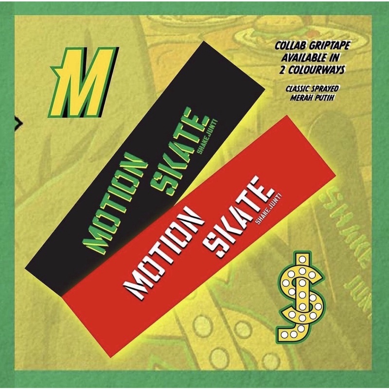 Motion X shake Junt Griptape Skateboard