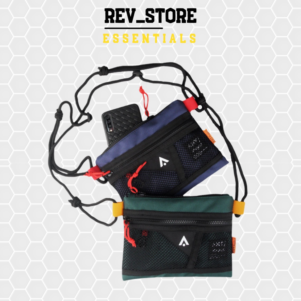 REV X ANT - Tas Sling Bag Unisex Sacoche Hipster - Tas Selempang