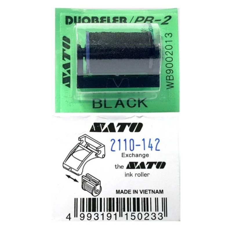 

SATO TINTA LABEL INK ROLL DUOBELER PB 2 HITAM EXCHANGE REFILL