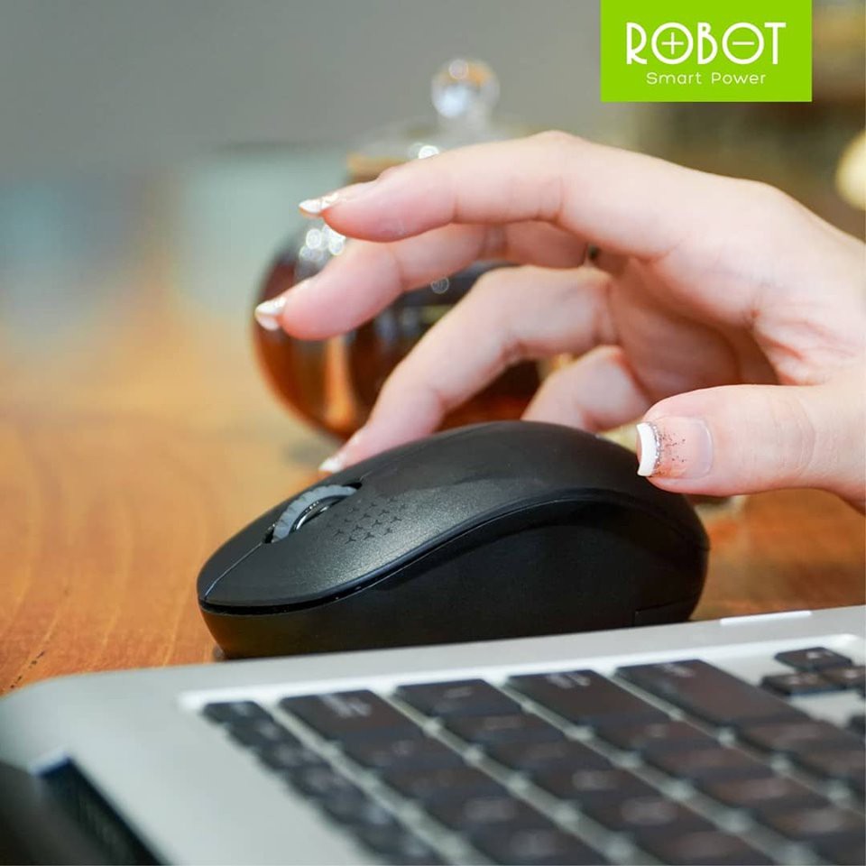 Robot M210 2.4G USB Wireless Optical Mouse garansi robot 1 tahun