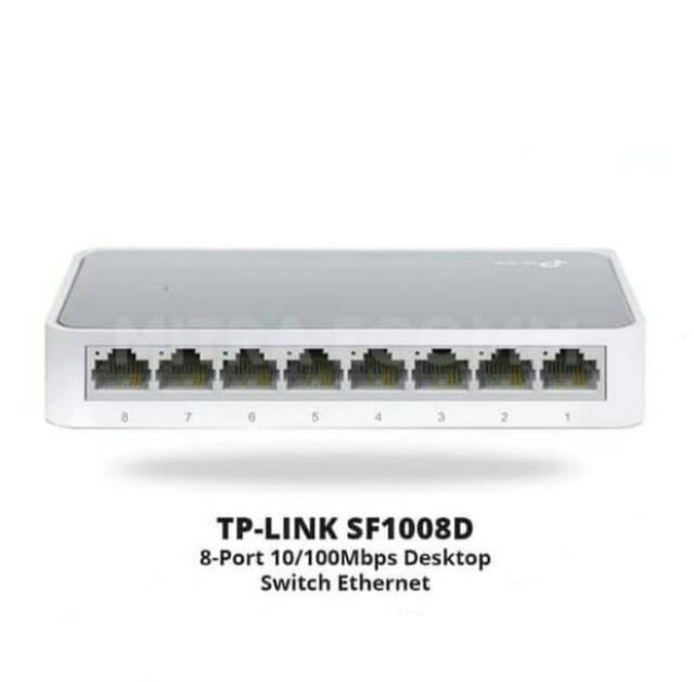 Router TP-Link TL-SF1008D TP-Link 8 Port 10/100Mbps Desktop Switch Hub Original