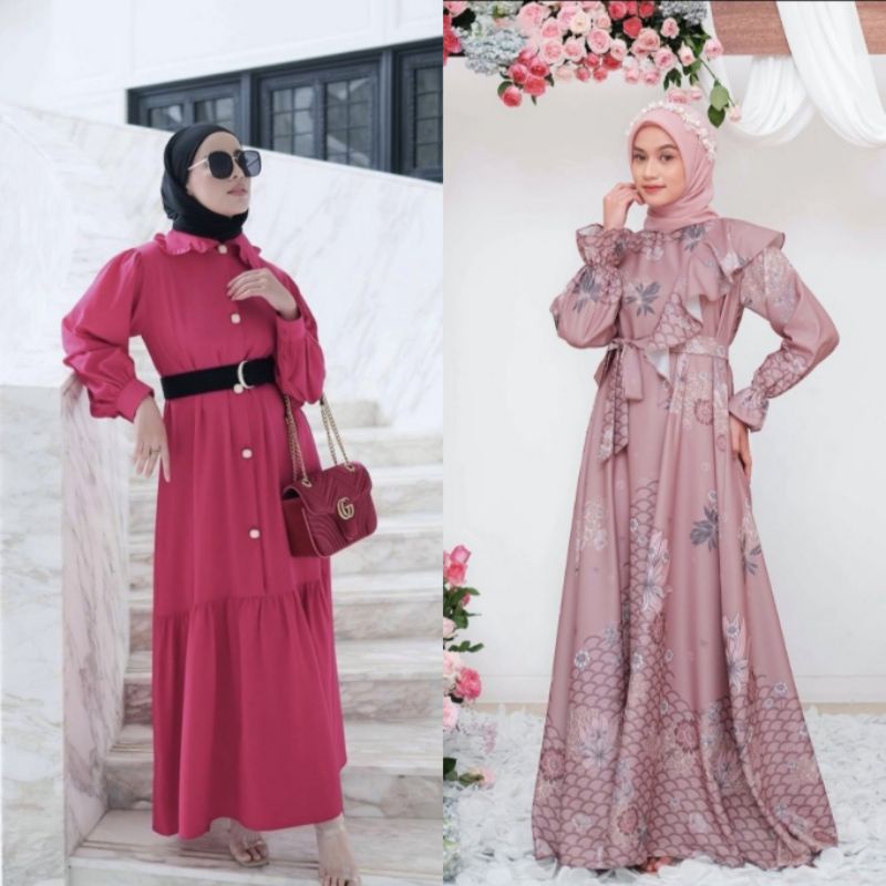 Elizabeth dan Teratai Dress  by Vanilla Hijab