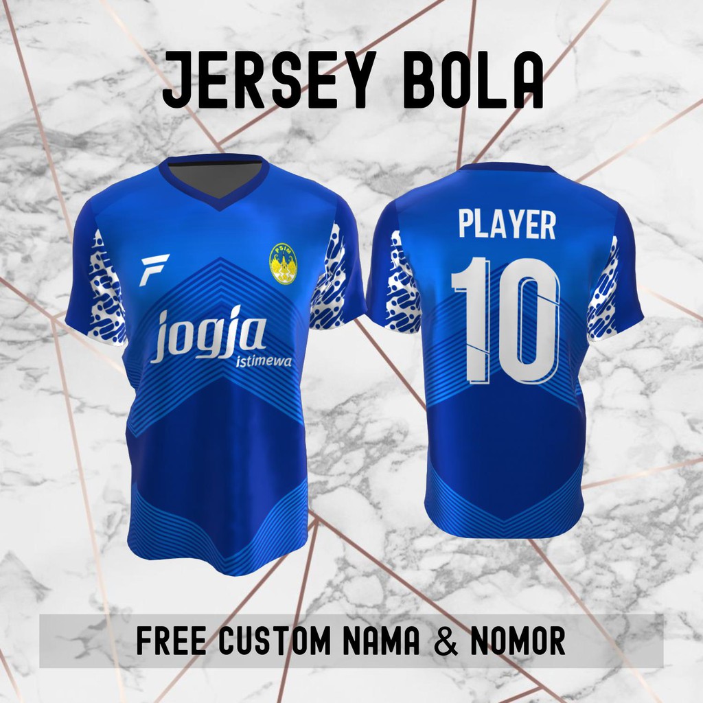 Jersey PSIM Jogja Klub Bola Baju Kaos Custom Nama dan Nomor Punggung - 240