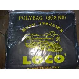 kantong plastik hitam Loco 60x100 plastik sampah karung