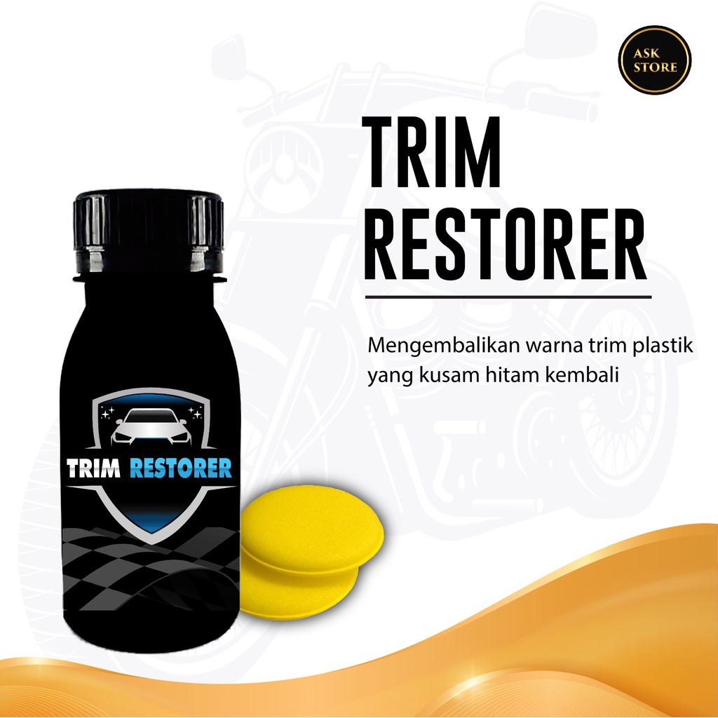 SPECTRUM TRIM RESTORER PENGHITAM BODY PLASTIK MOBIL MOTOR BISA COD PGM