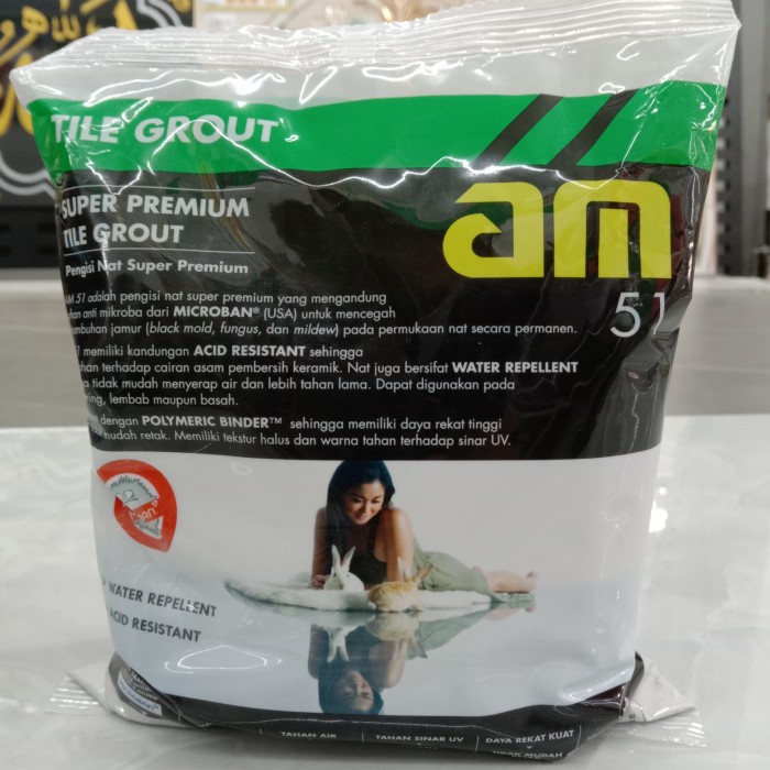 AM 51 Pengisi Nat Anti Jamur Dan Tahan Asam - Almond