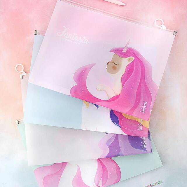 

Fantasia Lovely Kitty Zipper File Folder