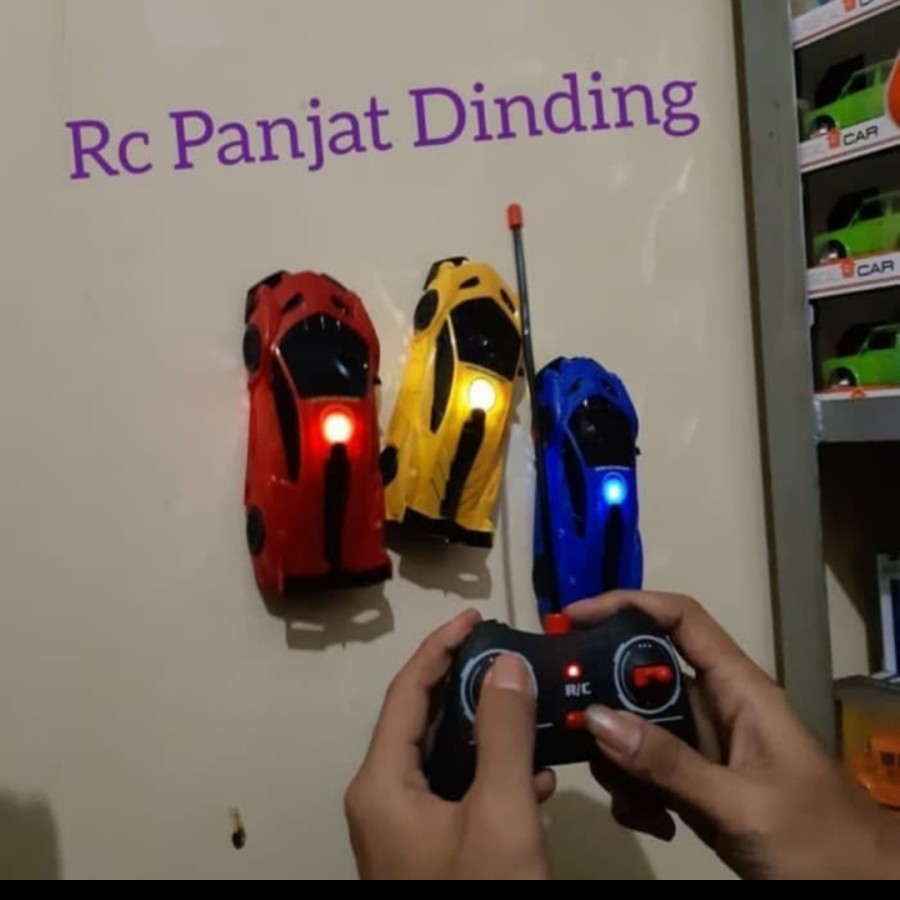 wall climber car mobil remote rc remote control jalan dinding mainan anak toys kids