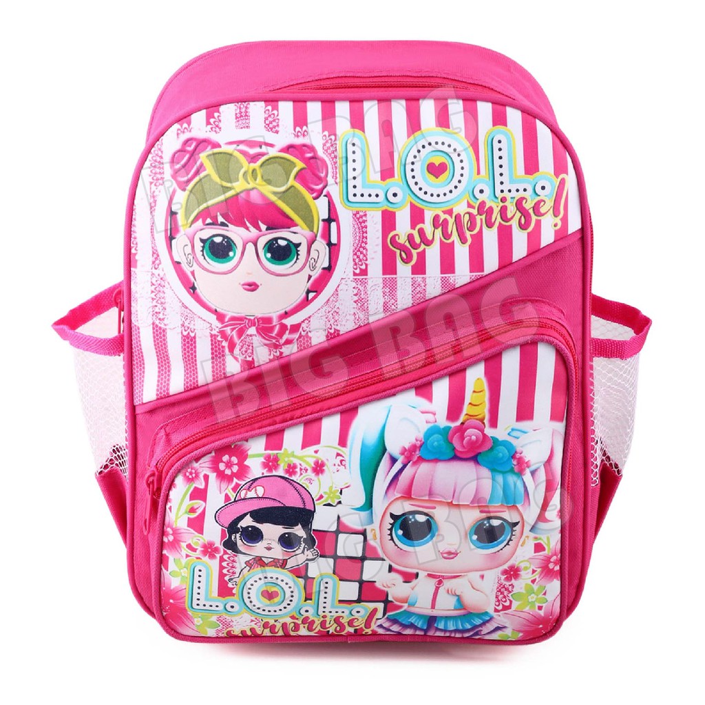 PTS - Ransel Sekolah Anak Perempuan  Ransel Sekolah Anak Murah - LOL / FROZEN / PONY SLASH + FREE Botol