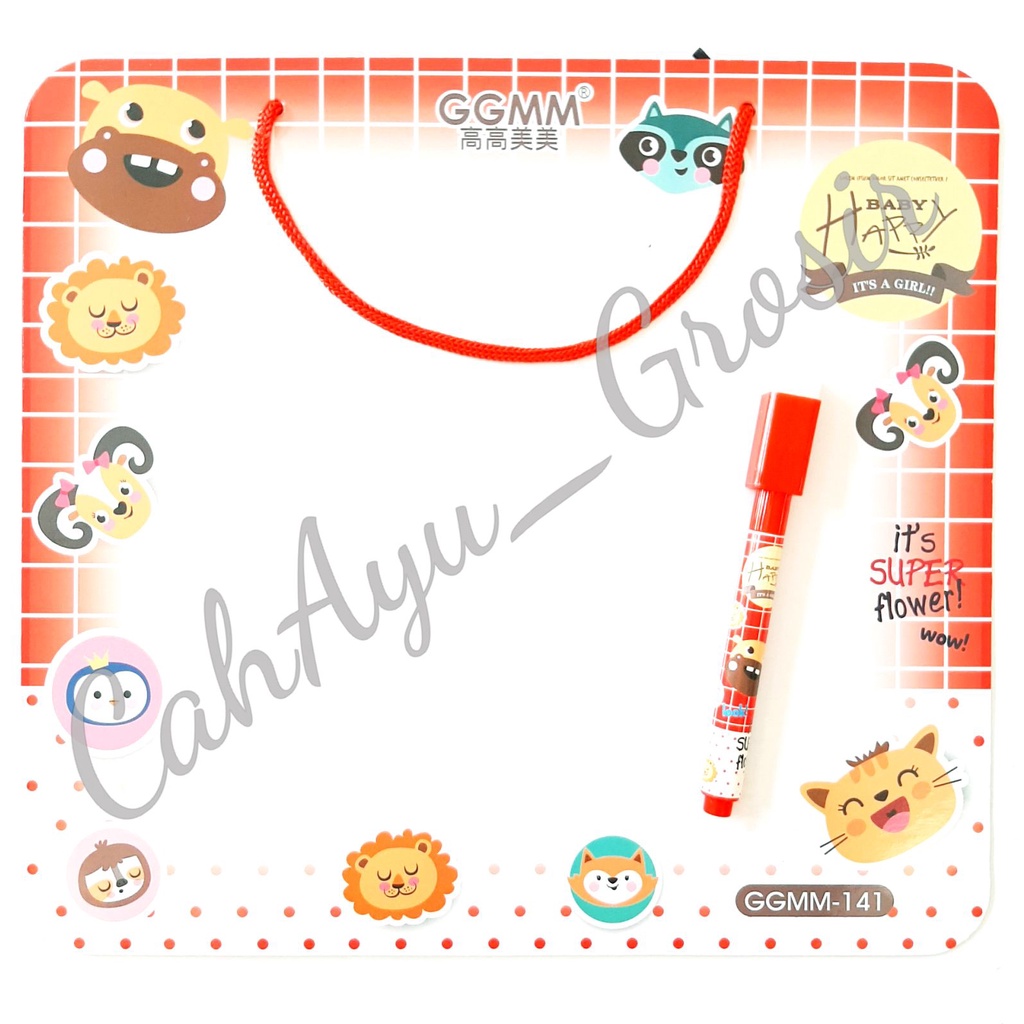 

White Board / Papan Tulis Papan Belajar Anak Lucu
