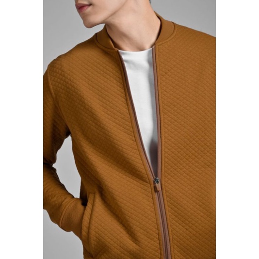 COMFY JACKET LIGHT BROWN M BY HEY MALE ID MALE.ID