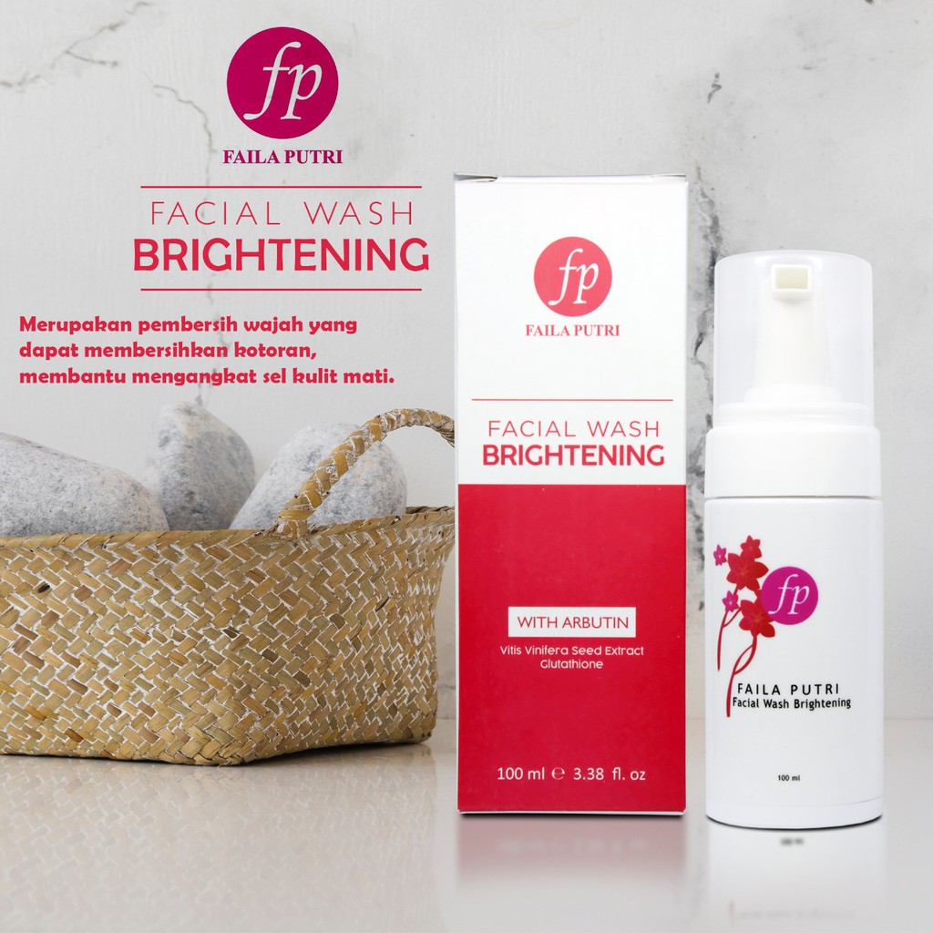 Facial Wash brightening FP FOAM - sabun wajah FP kemasan foam cantik - sabun wajah