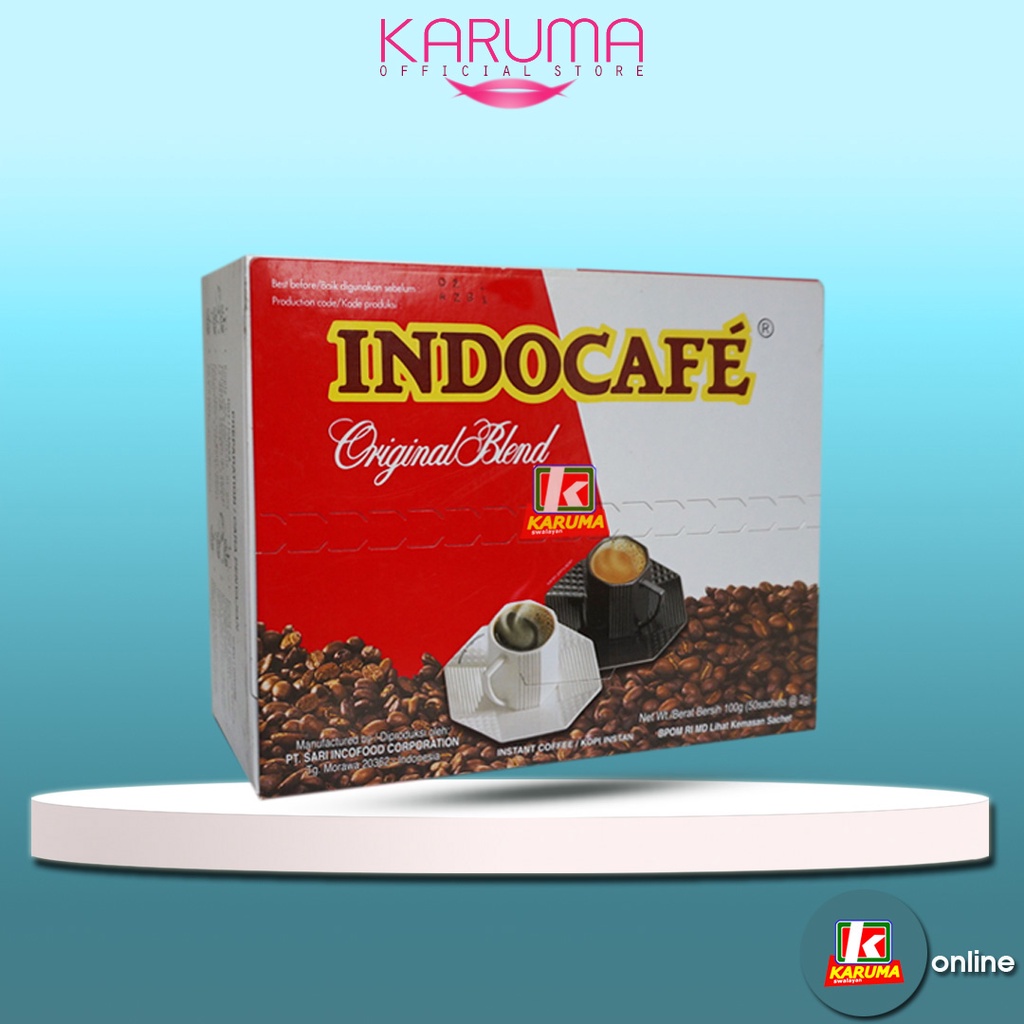

Indocafe Original Blend Kopi 100gr 50sachet x 2gr