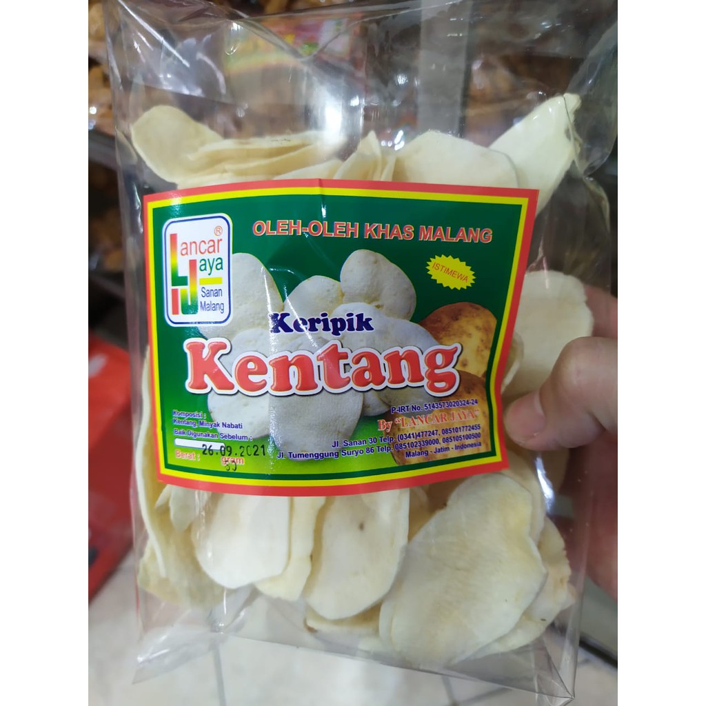 

Keripik Kentang Lancar Jaya khas Malang