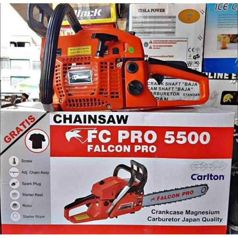 FALCON CHAINSAW PRO 5500 + 22" BAR RODA