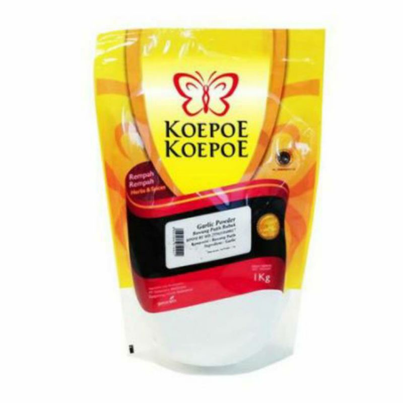 Koepoe Bawang Putih Bubuk 1 kg Garlic Powder HALAL