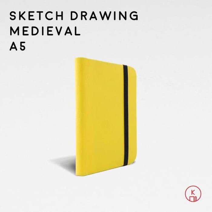 

Papan Tulis Gambar - Lyra Sketch Book - Kiky Sketch Book Sketchbook Drawing Medieval Hardcover A5