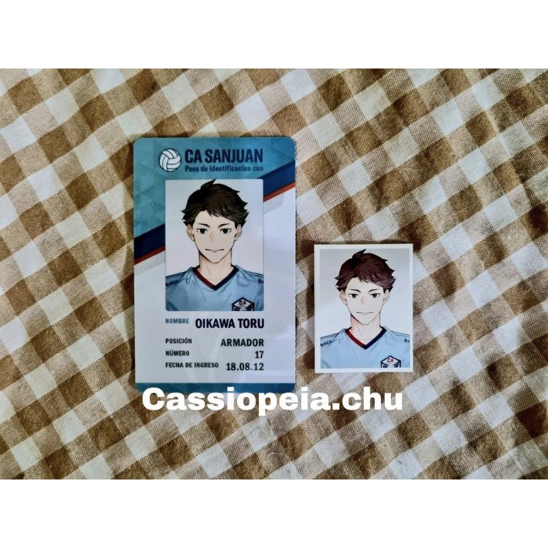 ID card + id photo Haikyuu Oikawa Timeskip by Rimumu