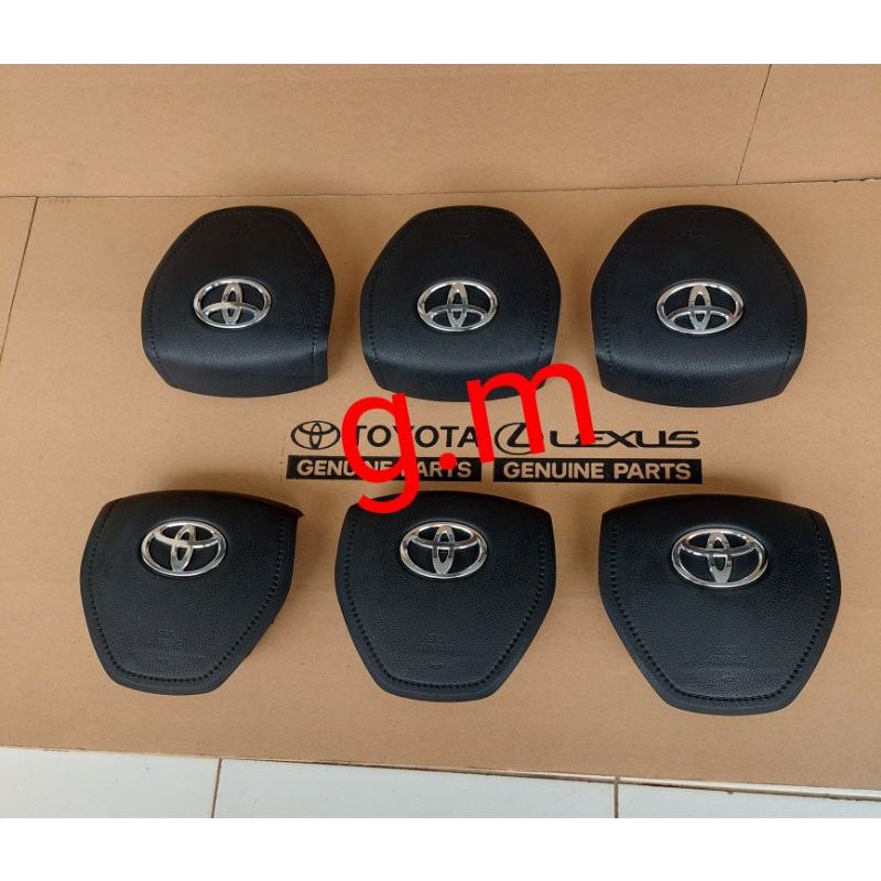 COVER AIRBAG TUTUP STIR NEW YARIS 2018 2019 2020 ORIGINAL